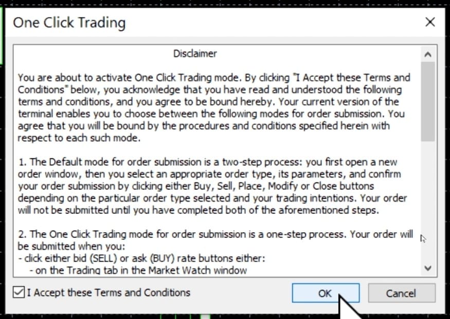24 accept one click trading