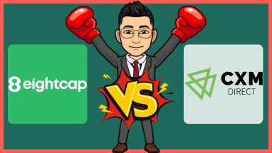 เปรียบเทียบ Eightcap กับ CXM Direct CXM Direct vs Eightcap